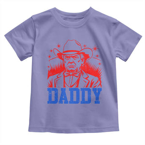 Cowboy Trump Daddy Toddler T Shirt Western Politica Patriotic Americans TS02 Violet Print Your Wear