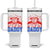 Cowboy Trump Daddy Tumbler With Handle Western Politica Patriotic Americans TS02 One Size: 40 oz White Print Your Wear