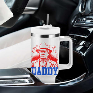Cowboy Trump Daddy Tumbler With Handle Western Politica Patriotic Americans TS02 Print Your Wear