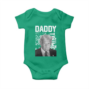 Daddy Trump Baby Onesie Patriotic American Flag TS02 Irish Green Print Your Wear