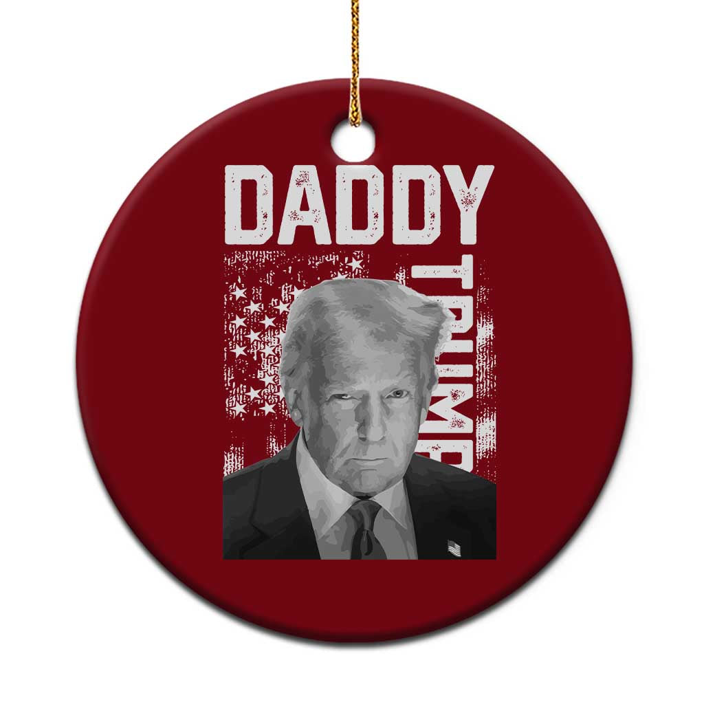 Daddy Trump Ceramic Ornament Patriotic American Flag TS02 1pc Red Print Your Wear