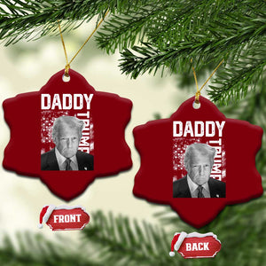 Daddy Trump Ceramic Ornament Patriotic American Flag TS02 Print Your Wear