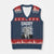 Daddy Trump V-Neck Knit Sweater Vest Patriotic American Flag TS02 Navy Red Print Your Wear