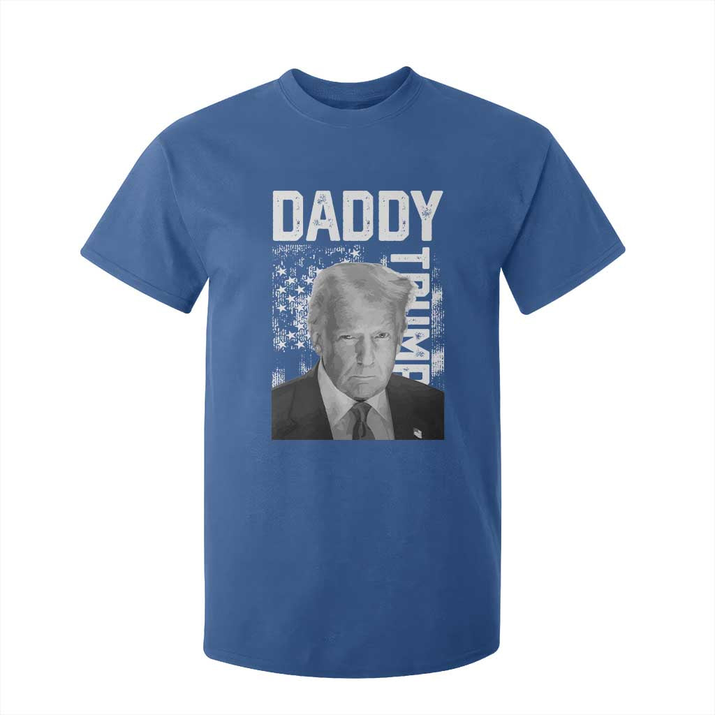 Daddy Trump T Shirt For Kid Patriotic American Flag TS02 Royal Blue Print Your Wear