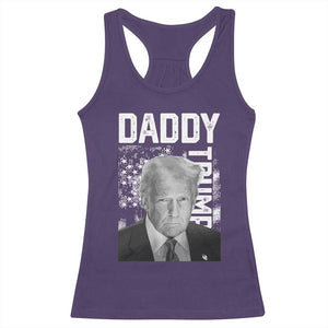 Daddy Trump Racerback Tank Top Patriotic American Flag TS02 Purple Print Your Wear