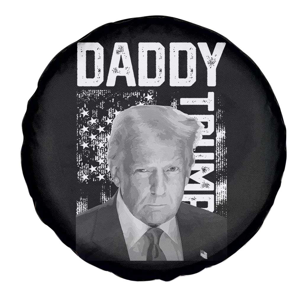 Daddy Trump Spare Tire Cover Patriotic American Flag TS02 Print Your Wear