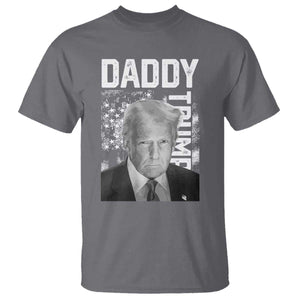 Daddy Trump T Shirt Patriotic American Flag TS02 Charcoal Print Your Wear