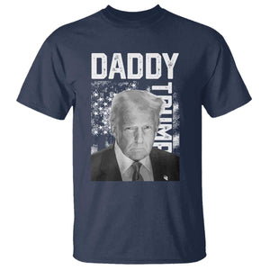 Daddy Trump T Shirt Patriotic American Flag TS02 Navy Print Your Wear