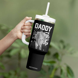 Daddy Trump Tumbler With Handle Patriotic American Flag TS02 Print Your Wear