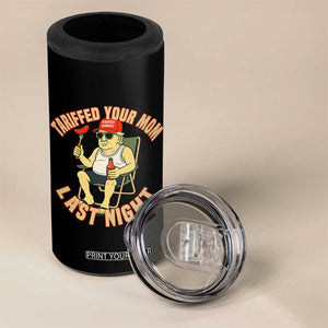 Funny Trump Tariff Daddy BBQ 4 in 1 Can Cooler Tumbler Tariffed Your Mom Last Night Political Cookout Meme TS02 Print Your Wear