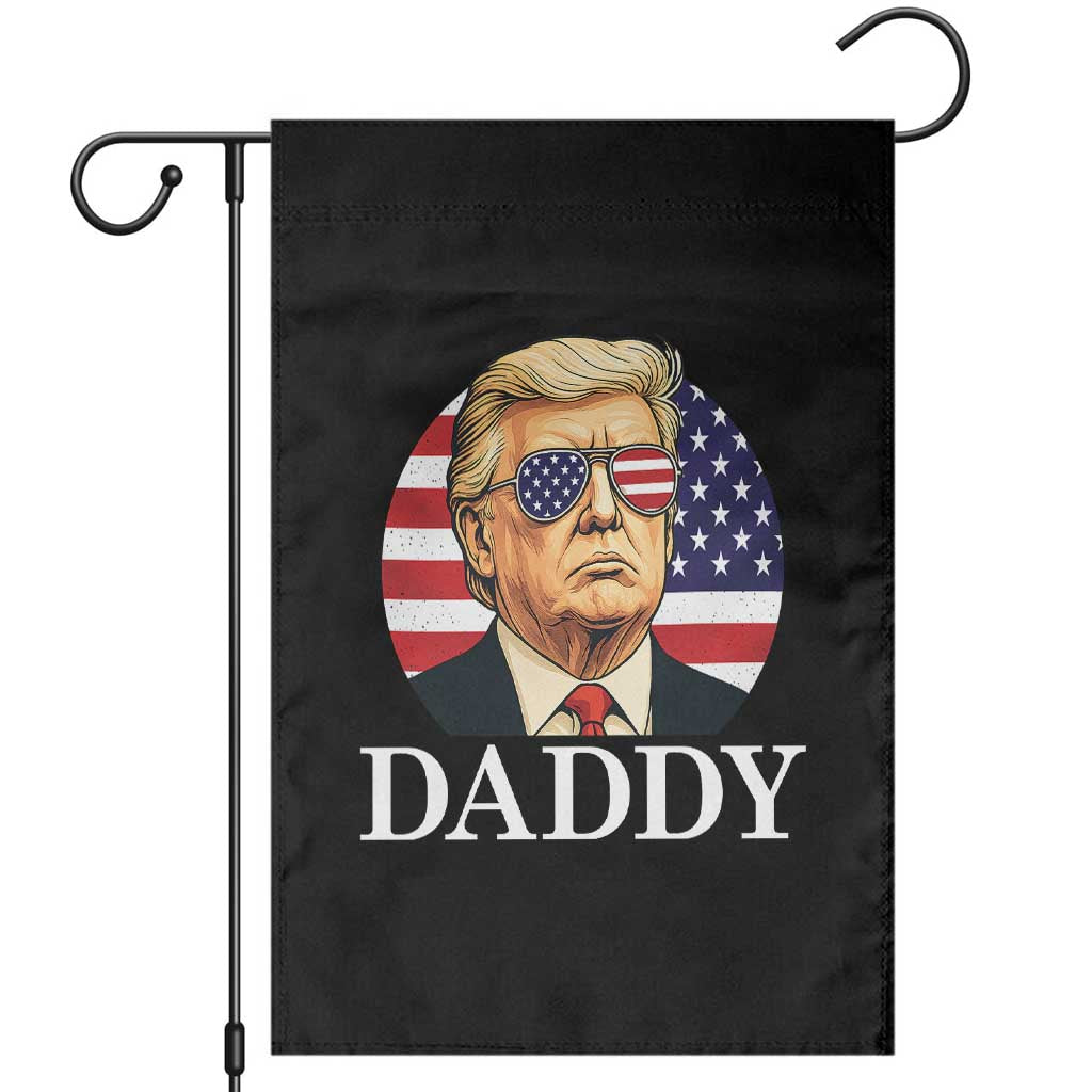 Patriotic Trump Daddy Garden Flag American Flag Sunglasses TS02 Black Print Your Wear