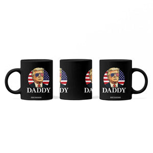 Patriotic Trump Daddy Coffee Mug American Flag Sunglasses TS02 Print Your Wear