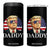 Patriotic Trump Daddy 4 in 1 Can Cooler Tumbler American Flag Sunglasses TS02 One Size: 16 oz Black Print Your Wear