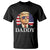 Patriotic Trump Daddy T Shirt American Flag Sunglasses TS02 Black Print Your Wear