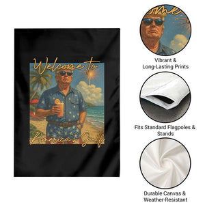Welcome To Americas Gulf Garden Flag Funny Trump Americana Retro Summer Vibe TS02 Print Your Wear