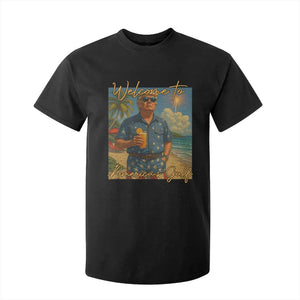 Welcome To Americas Gulf T Shirt For Kid Funny Trump Americana Retro Summer Vibe TS02 Black Print Your Wear