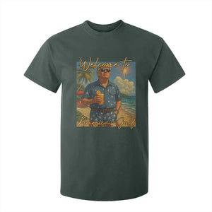 Welcome To Americas Gulf T Shirt For Kid Funny Trump Americana Retro Summer Vibe TS02 Dark Forest Green Print Your Wear