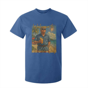 Welcome To Americas Gulf T Shirt For Kid Funny Trump Americana Retro Summer Vibe TS02 Royal Blue Print Your Wear