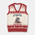 Funny Boot in Your Ass American Way V-Neck Knit Sweater Vest Patriotic Country Style USA Pride TS02 Beige Red Print Your Wear