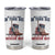 Funny Boot in Your Ass American Way Tumbler Cup Patriotic Country Style USA Pride TS02 White Print Your Wear