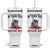 Funny Boot in Your Ass American Way Tumbler With Handle Patriotic Country Style USA Pride TS02 One Size: 40 oz White Print Your Wear