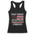Peace Through Strength Racerback Tank Top Patriotic Midnight Hammer Jet American Flag TS02 Black Print Your Wear