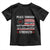 Peace Through Strength Toddler T Shirt Patriotic Midnight Hammer Jet American Flag TS02 Black Print Your Wear