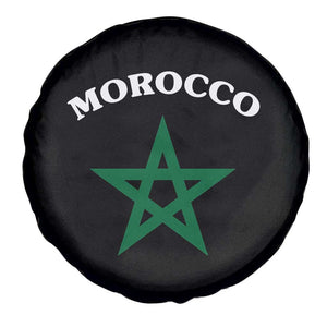 Morocco Pride Flag Star Spare Tire Cover Patriotic Moroccan Heritage Souvenir TS02 Print Your Wear