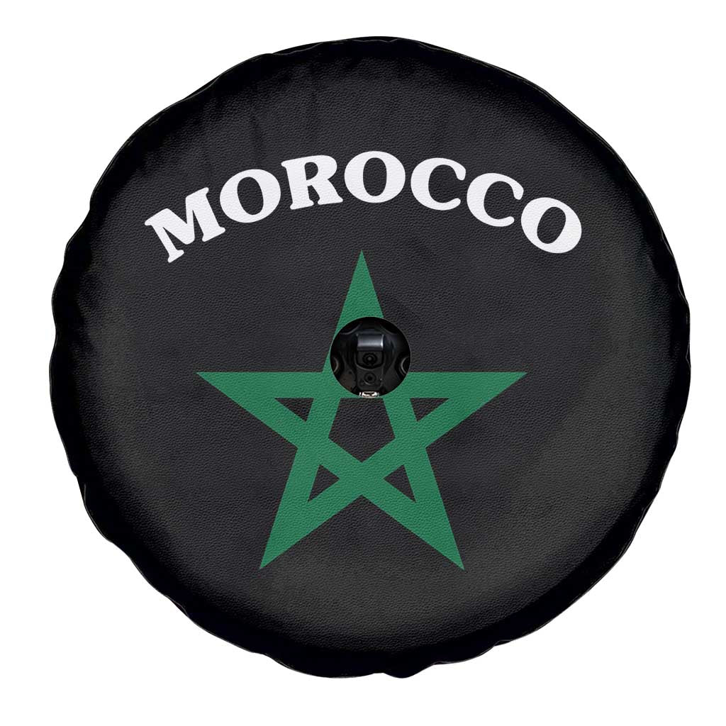 Morocco Pride Flag Star Spare Tire Cover Patriotic Moroccan Heritage Souvenir TS02 Print Your Wear
