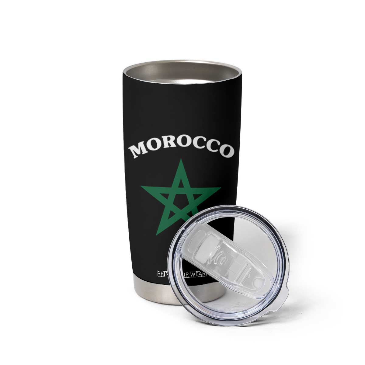 Morocco Pride Flag Star Tumbler Cup Patriotic Moroccan Heritage Souvenir TS02 Print Your Wear