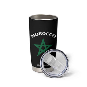 Morocco Pride Flag Star Tumbler Cup Patriotic Moroccan Heritage Souvenir TS02 Print Your Wear