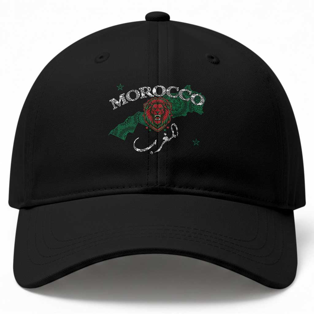 Morocco Lion Maghrib Moroccan Spirit Heritage Baseball Cap TS02 Print Your Wear