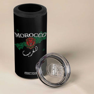 Morocco Lion Maghrib Moroccan Spirit Heritage 4 in 1 Can Cooler Tumbler TS02 Print Your Wear