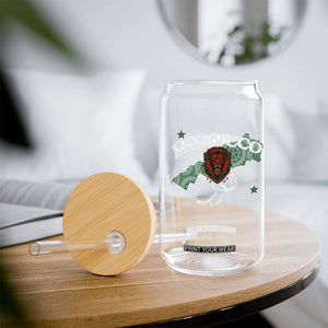 Morocco Lion Maghrib Moroccan Spirit Heritage Glass Can TS02 Print Your Wear