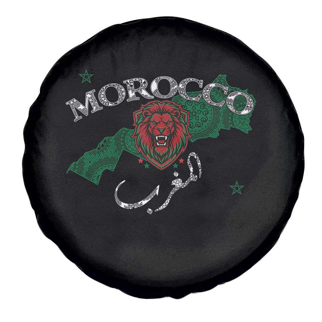Morocco Lion Maghrib Moroccan Spirit Heritage Spare Tire Cover TS02 Print Your Wear