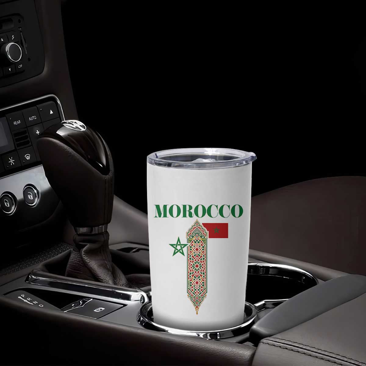 Traditional Moroccan Mosaic Archway Graphic Tumbler Cup Morocco Architecture Tile Pattern TS02 Print Your Wear