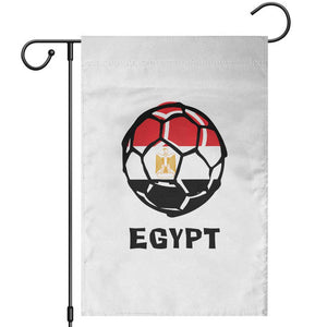 Egyptian Flag Soccer Ball Graphic Garden Flag Egypt Pride Sports Football Fans Match Day TS02 White Print Your Wear