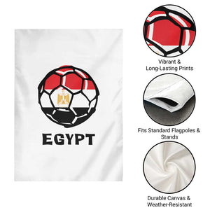 Egyptian Flag Soccer Ball Graphic Garden Flag Egypt Pride Sports Football Fans Match Day TS02 Print Your Wear