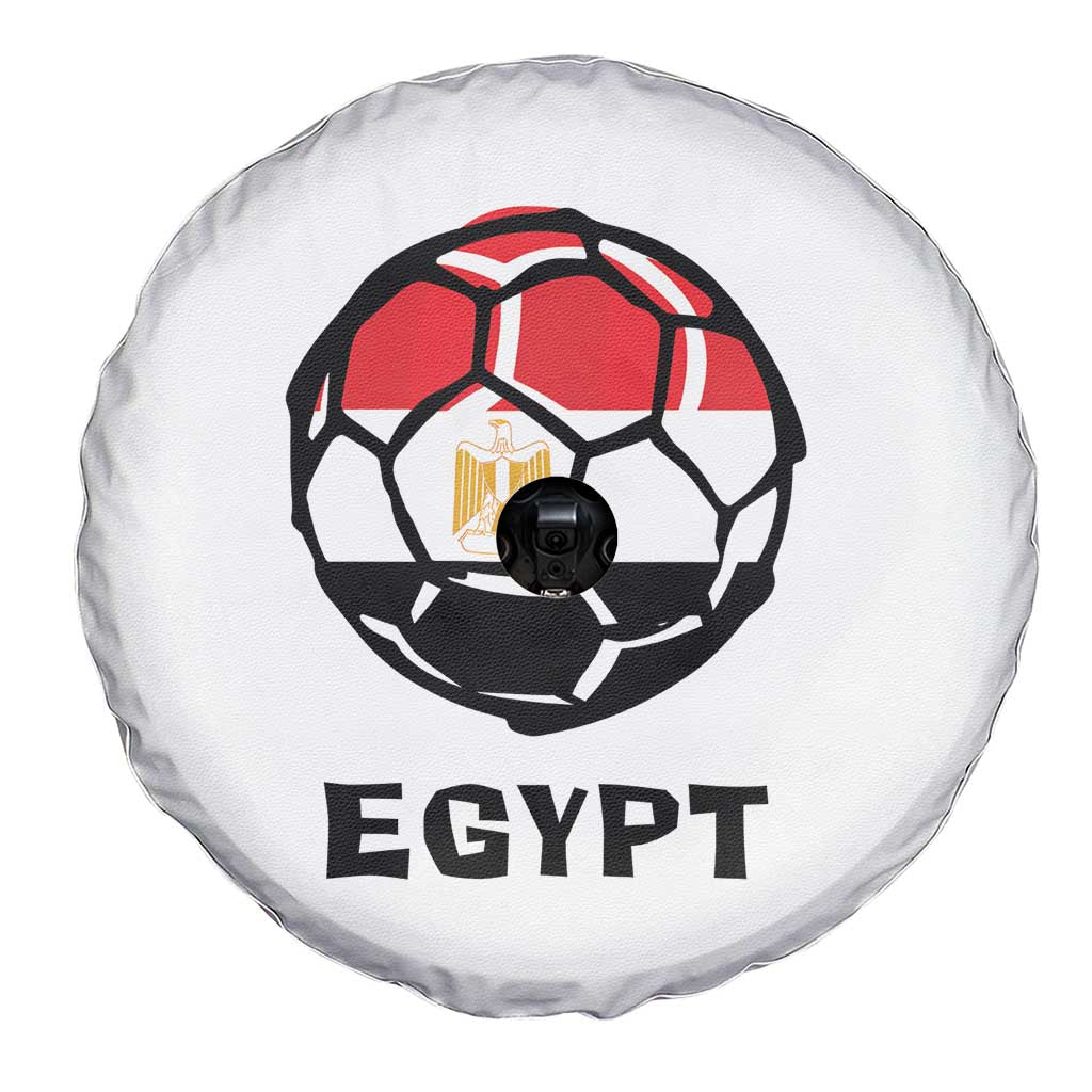 Egyptian Flag Soccer Ball Graphic Spare Tire Cover Egypt Pride Sports Football Fans Match Day TS02 Print Your Wear