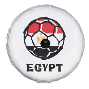 Egyptian Flag Soccer Ball Graphic Spare Tire Cover Egypt Pride Sports Football Fans Match Day TS02 Print Your Wear