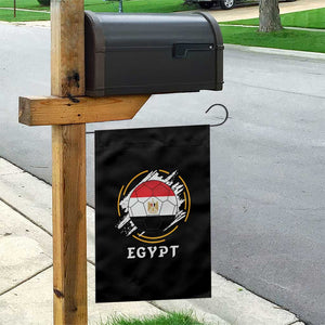 Egyptian Flag Soccer Ball Splatter Graphic Garden Flag Egypt Pride Sports Football Fans Match Day TS02 Print Your Wear
