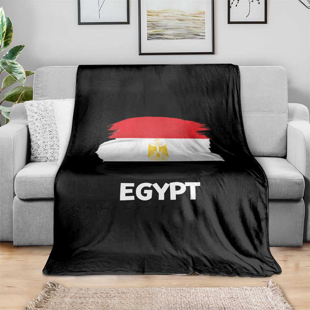 Egypt Flag Misr Pride Throw Blanket Egyptian Eagle of Saladin Heritage TS02 Print Your Wear
