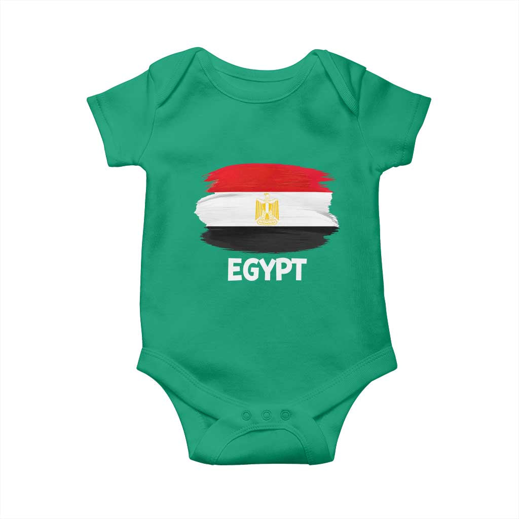 Egypt Flag Misr Pride Baby Onesie Egyptian Eagle of Saladin Heritage TS02 Irish Green Print Your Wear