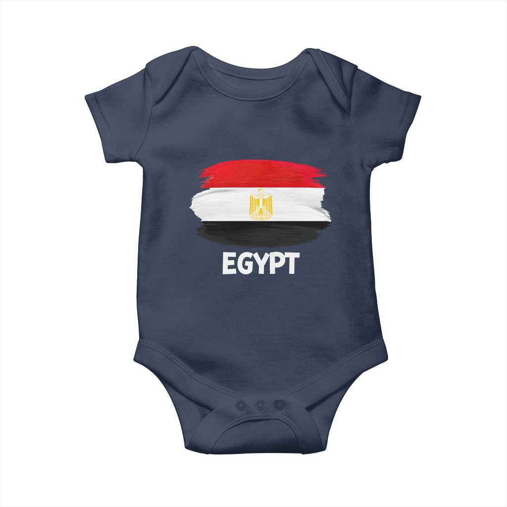 Egypt Flag Misr Pride Baby Onesie Egyptian Eagle of Saladin Heritage TS02 Navy Print Your Wear
