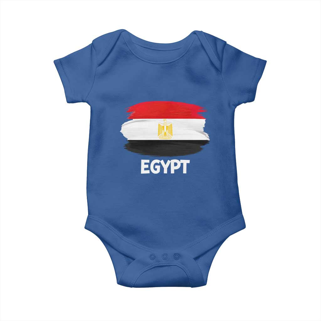 Egypt Flag Misr Pride Baby Onesie Egyptian Eagle of Saladin Heritage TS02 Royal Blue Print Your Wear