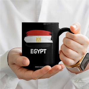 Egypt Flag Misr Pride Coffee Mug Egyptian Eagle of Saladin Heritage TS02 Print Your Wear