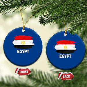 Egypt Flag Misr Pride Ceramic Ornament Egyptian Eagle of Saladin Heritage TS02 1pc Blue Print Your Wear