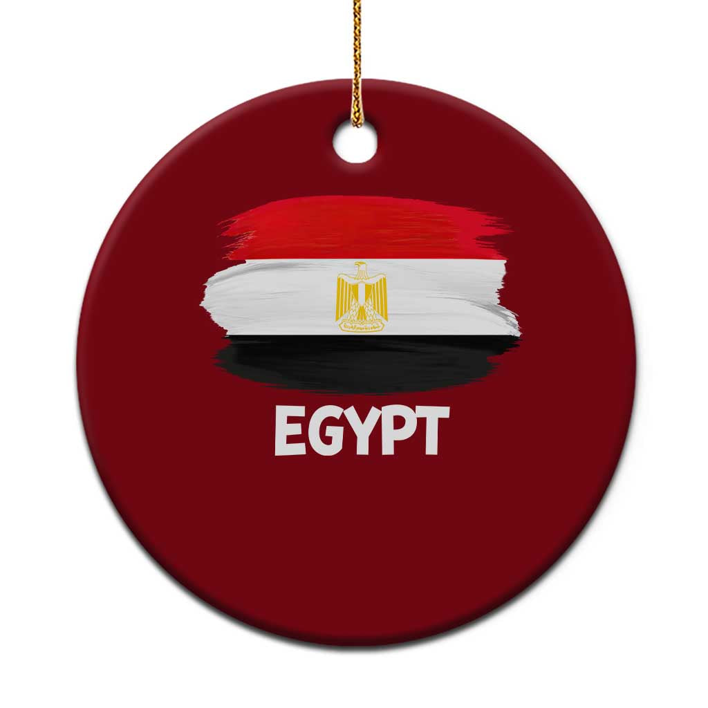 Egypt Flag Misr Pride Ceramic Ornament Egyptian Eagle of Saladin Heritage TS02 1pc Red Print Your Wear