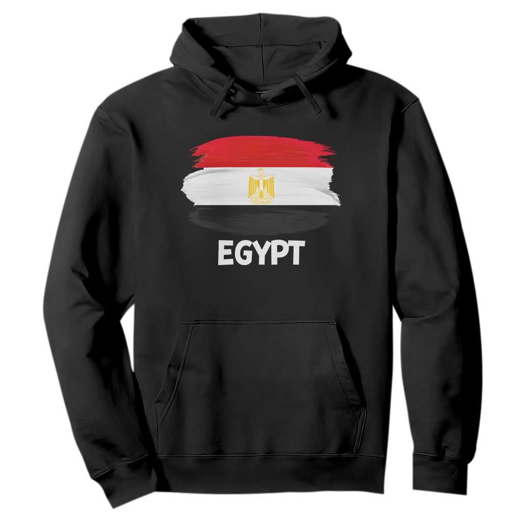 Egypt Flag Misr Pride Hoodie Egyptian Eagle of Saladin Heritage TS02 Black Print Your Wear