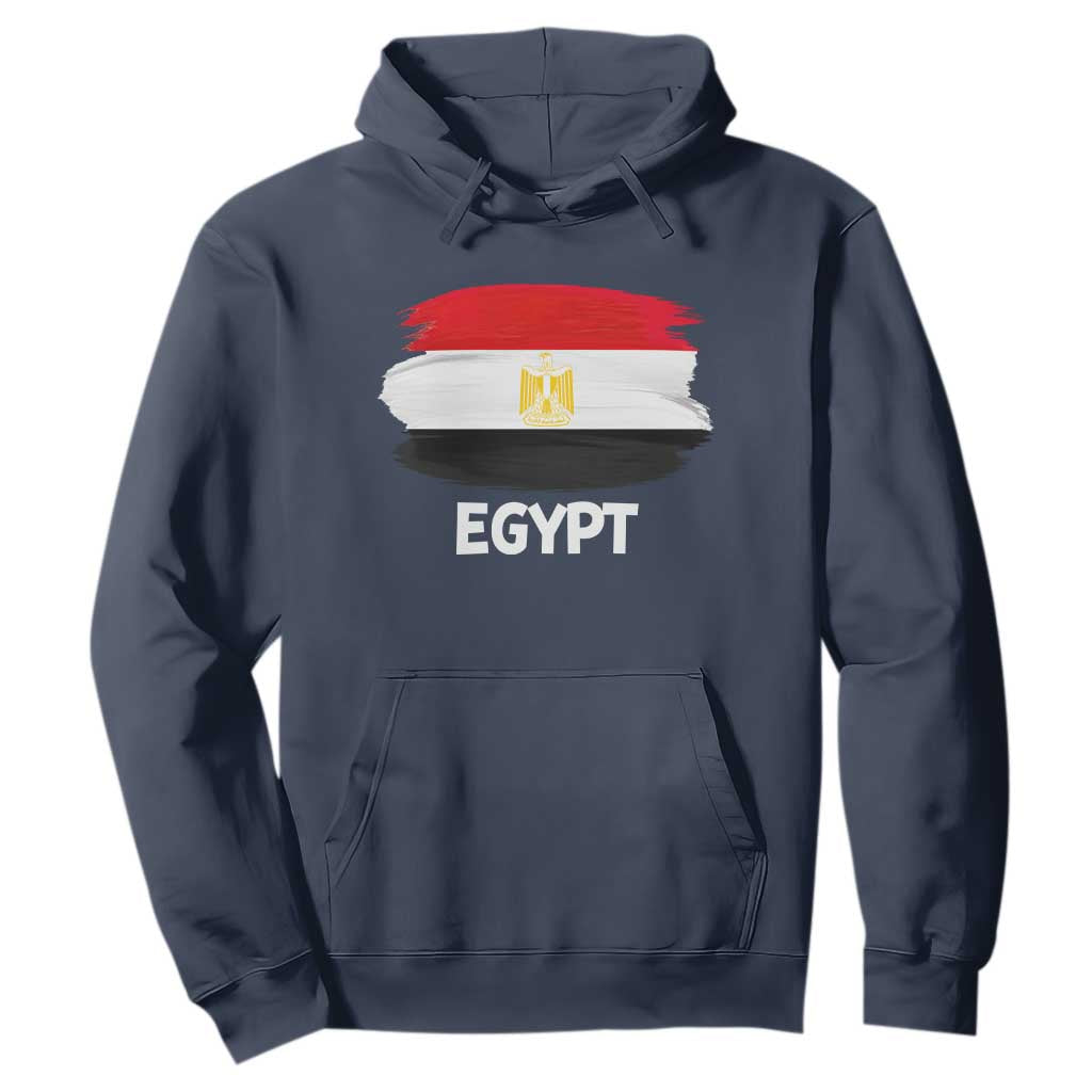Egypt Flag Misr Pride Hoodie Egyptian Eagle of Saladin Heritage TS02 Navy Print Your Wear